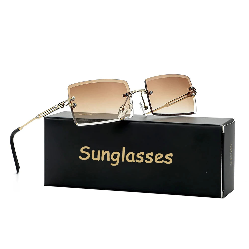 Vintage Metal Frame Sunglasses