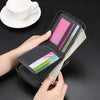 Personalized Engraved Leather Wallet for Men with Coin Pocket