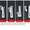 Adjustable Curtain Hanging Hooks - Set of 50