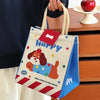 Isolierte Canvas-Lunchtasche