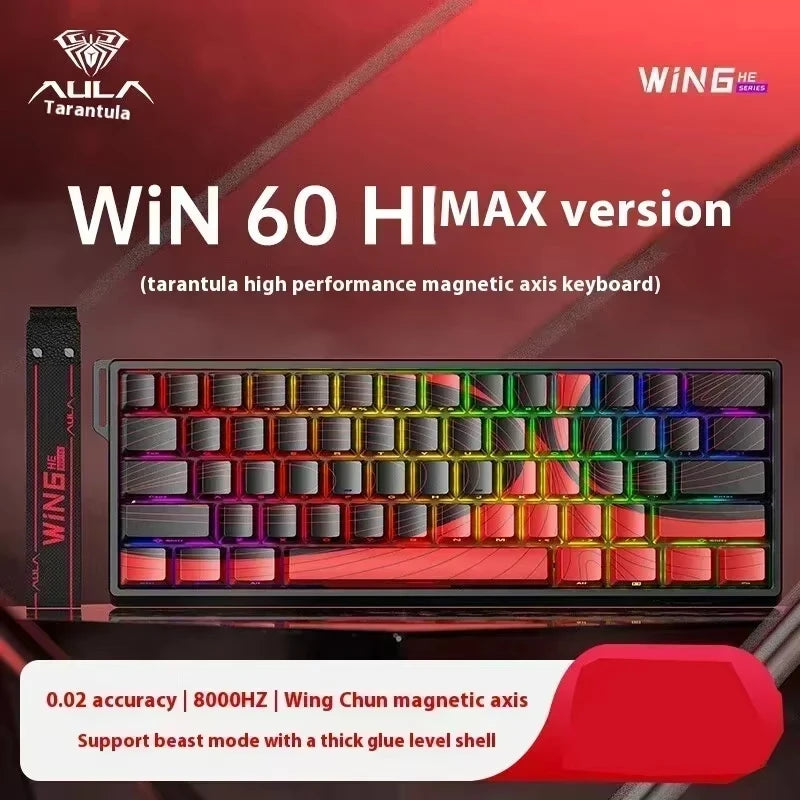 Aula Win60/Win68 Magnetic Switch Gaming Keyboard with 8K Polling
