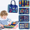 Montessori Busy Board for Toddlers - Sensory Learning & Fine Motor Skills