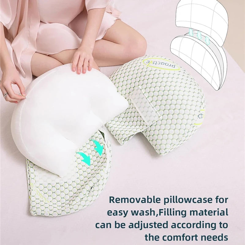U-Shaped Maternity Body Pillow for Side Sleeping