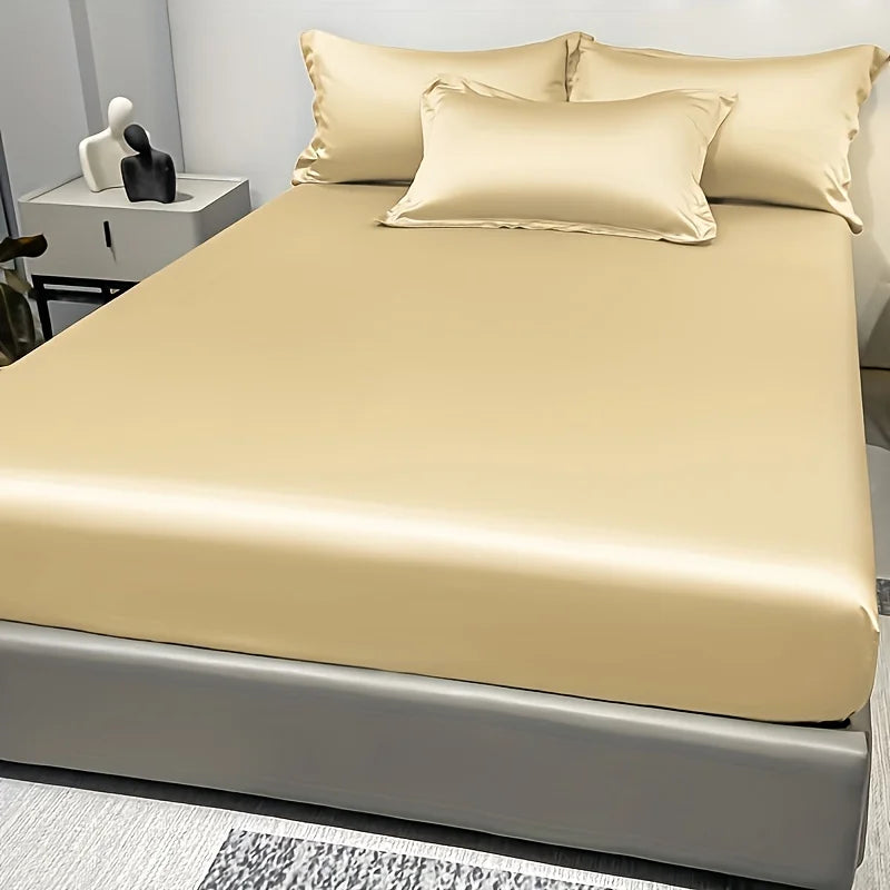 Luxury Satin Fitted Bed Sheet