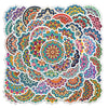 A colorful mandala and graffiti sticker pack featuring intricate patterns in various bright colors.