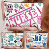 Nurse-Themed Makeup Bag with Medical Design