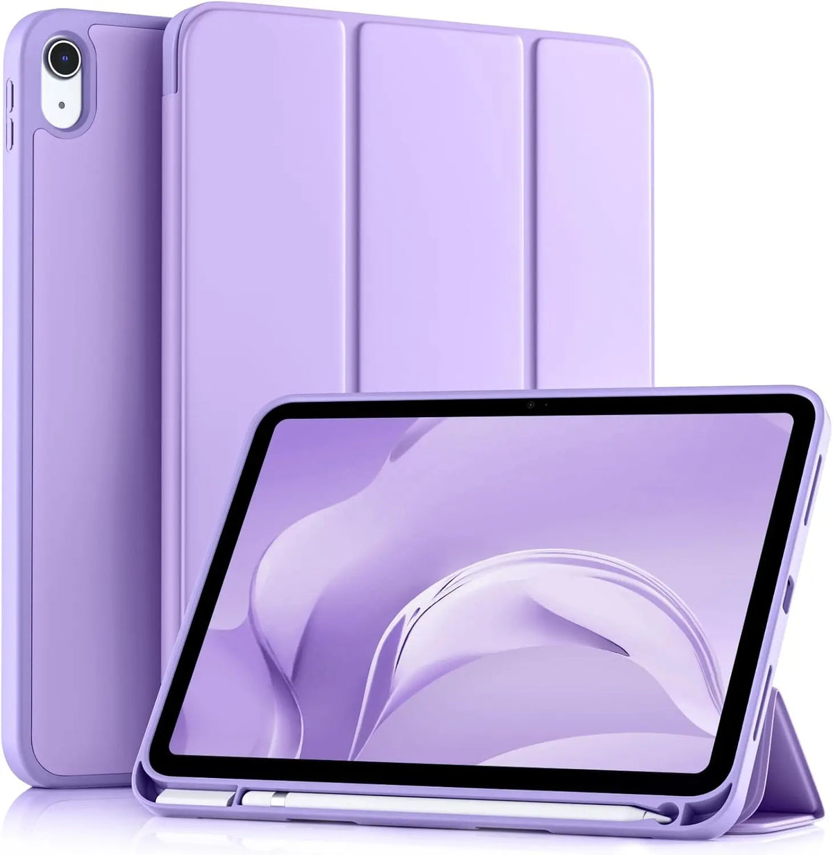 Slim Protective Case for iPad 11th Generation with Pencil Holder