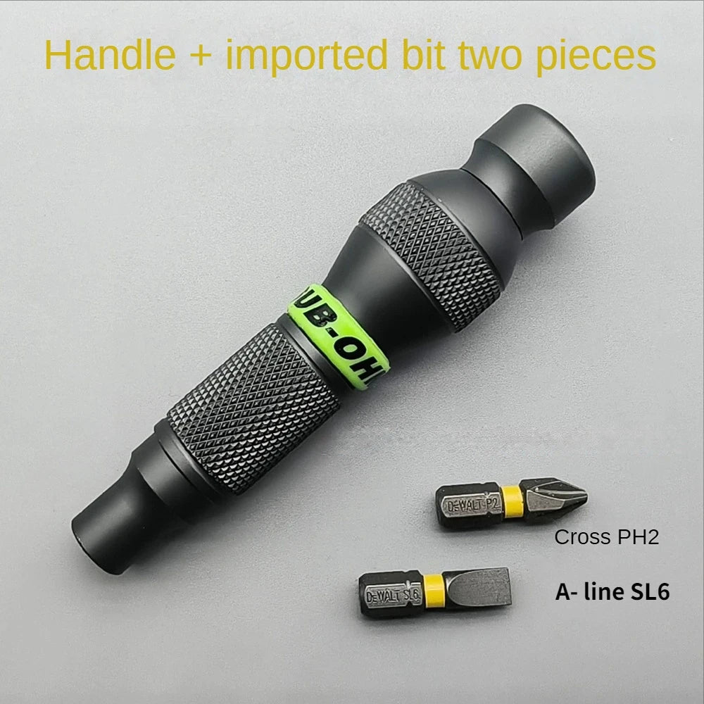 Compact Multi-Bit Ratchet Screwdriver Set