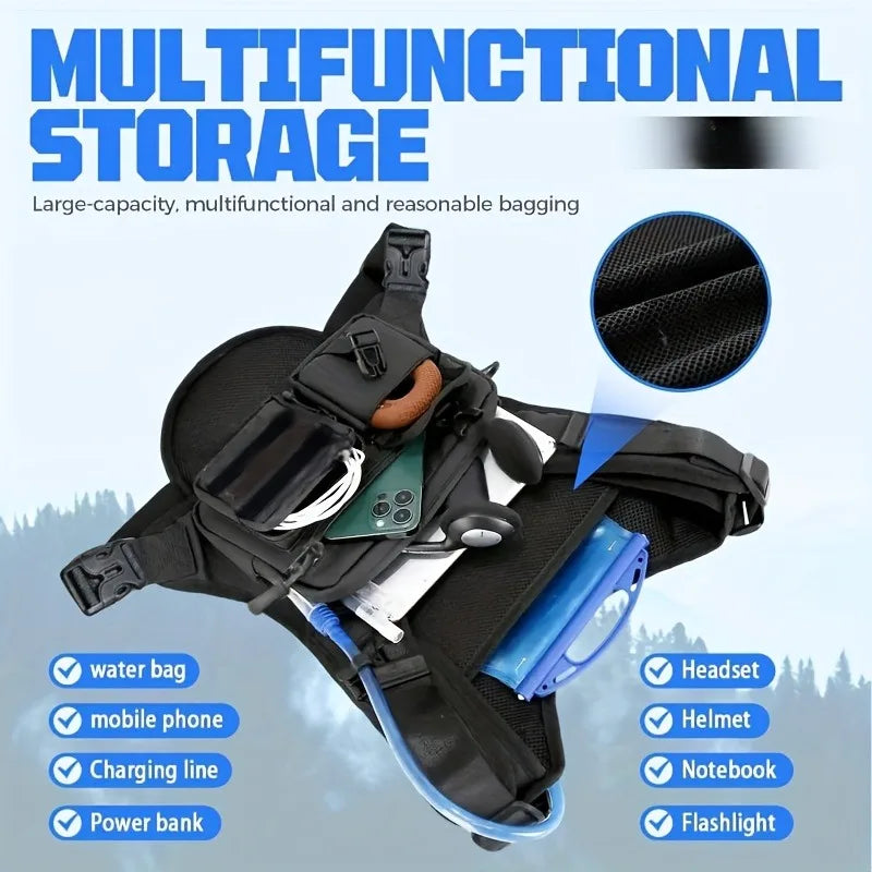Lightweight Running Chest Pack for Hiking & Cycling