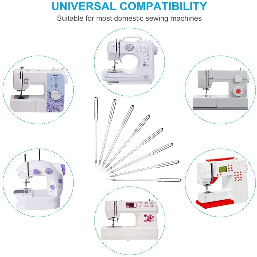 Universal Sewing Machine Needles Kit – 20 Pack, Multiple Sizes (65/9–100/16)