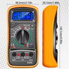 Compact Digital Multimeter with LCD Backlight for Electrical Testing
