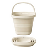 10L Foldable Camping Bucket with Sturdy Silicone Handle