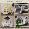 A set of Victorian house building kit featuring a greenhouse, corridor, observation deck, and window.