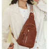Elegant PU Leather Crossbody Sling Bag for Women