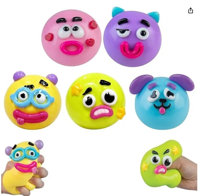 Curious Dog Face Swap Squishy Toy