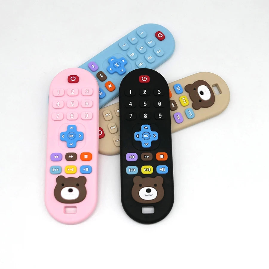 Silicone Teething Remote Control Toy for Babies