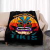 Manta de Lana Fleece con Estampado Tiki Bar Aloha