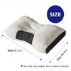 Ergonomic Contour Neck Pillow with Adjustable Massage Support