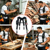 Work Suspenders with Detachable Phone Holder and Tool Belt Support