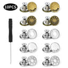 17mm Metal Snap Button Replacement Kit