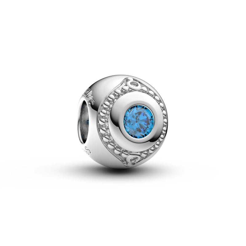 925 Sterling Silver Charm Set with Cubic Zirconia