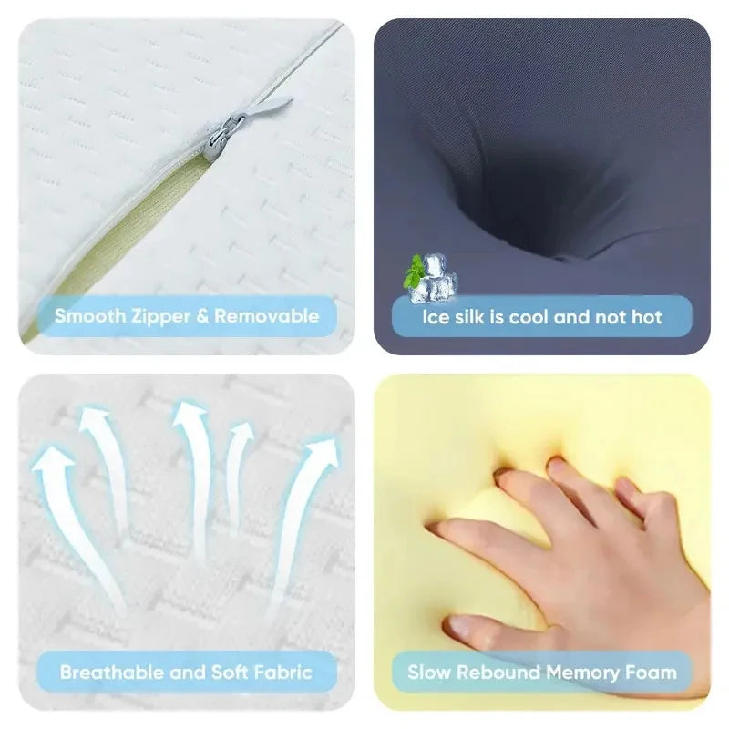 Ergonomic Memory Foam Cervical Pillow