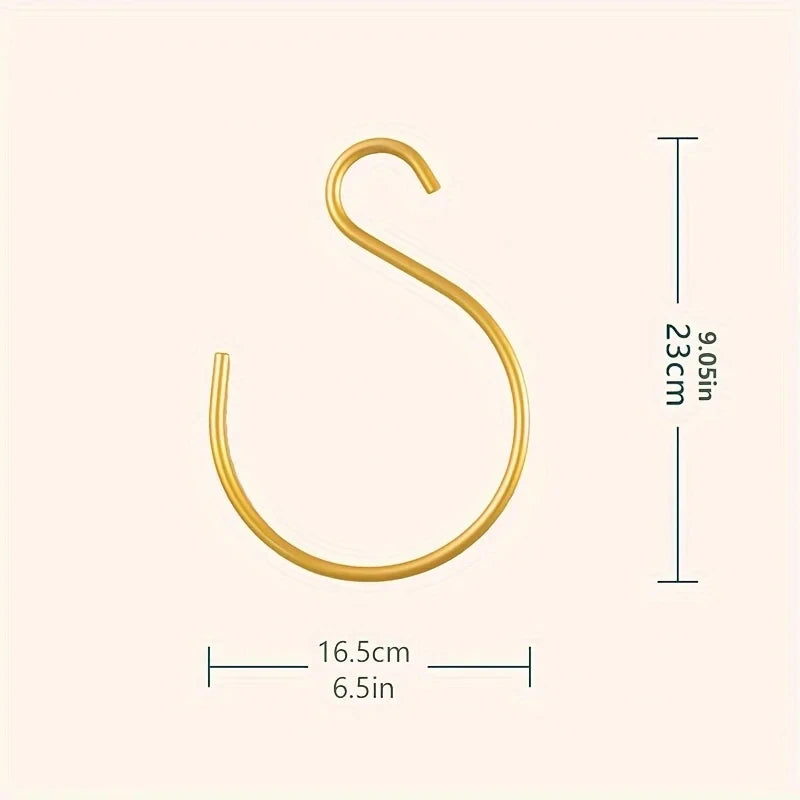 Aluminum S-Shaped Cap Organizer Hook