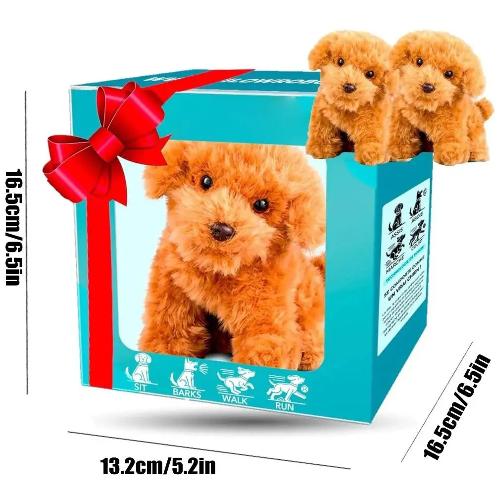 Interactive Robotic Puppy Plush Toy with Realistic Movements