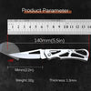 Folding Stainless Steel Fruit Knife with Non-Slip Handle