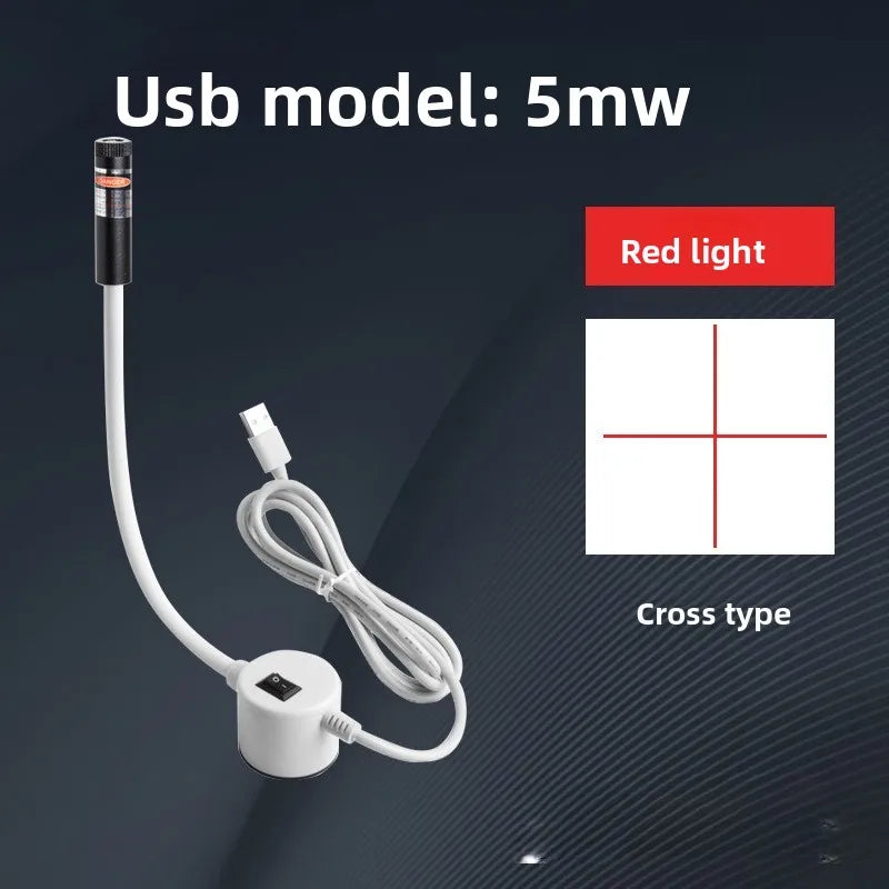 USB Laser Positioning Light with Magnetic Base