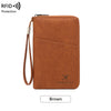 RFID Blocking Travel Passport Holder and Document Organizer