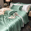 Housse de Couette en Satin de Soie Premium