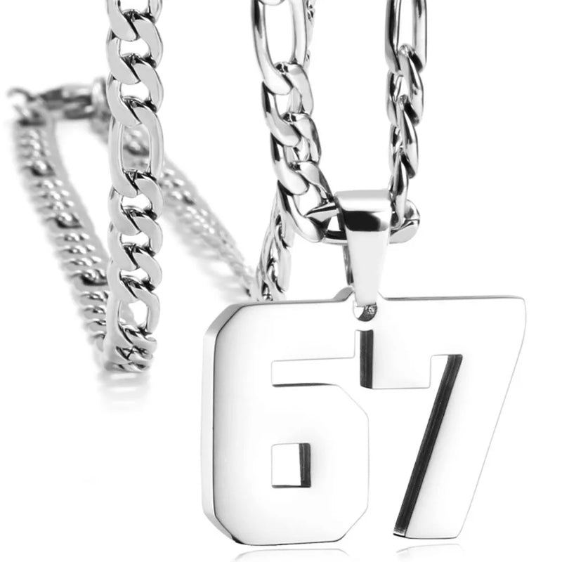 Collar de Número Deportivo de Acero Inoxidable