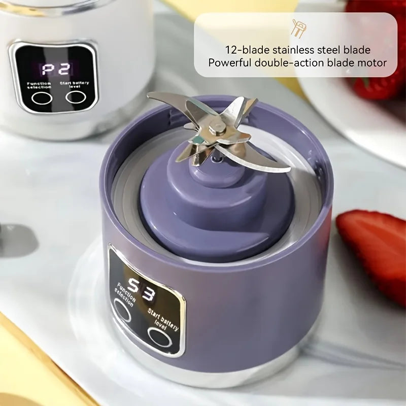 Portable USB Rechargeable Mini Blender with Digital Display