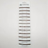 Classic Black Metal Hair Barrettes - Set of 12