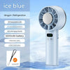 Portable High-Speed Rechargeable Handheld Fan with LED Display
