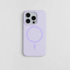 Coque en silicone liquide compatible MagSafe
