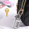 Secure 4-Digit Combination Padlock with Key