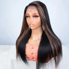 Brasilianisches Kinky Straight Lace Front Perücke