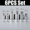 Socket Wrench Adapter & Reducer Kit (1/4" to 1/2" Drive)