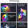 Set Hochleistungs-PC-Kühlerlüfter mit RGB-Beleuchtung und Kupferlegierungsmotor für immersive Atmosphäre