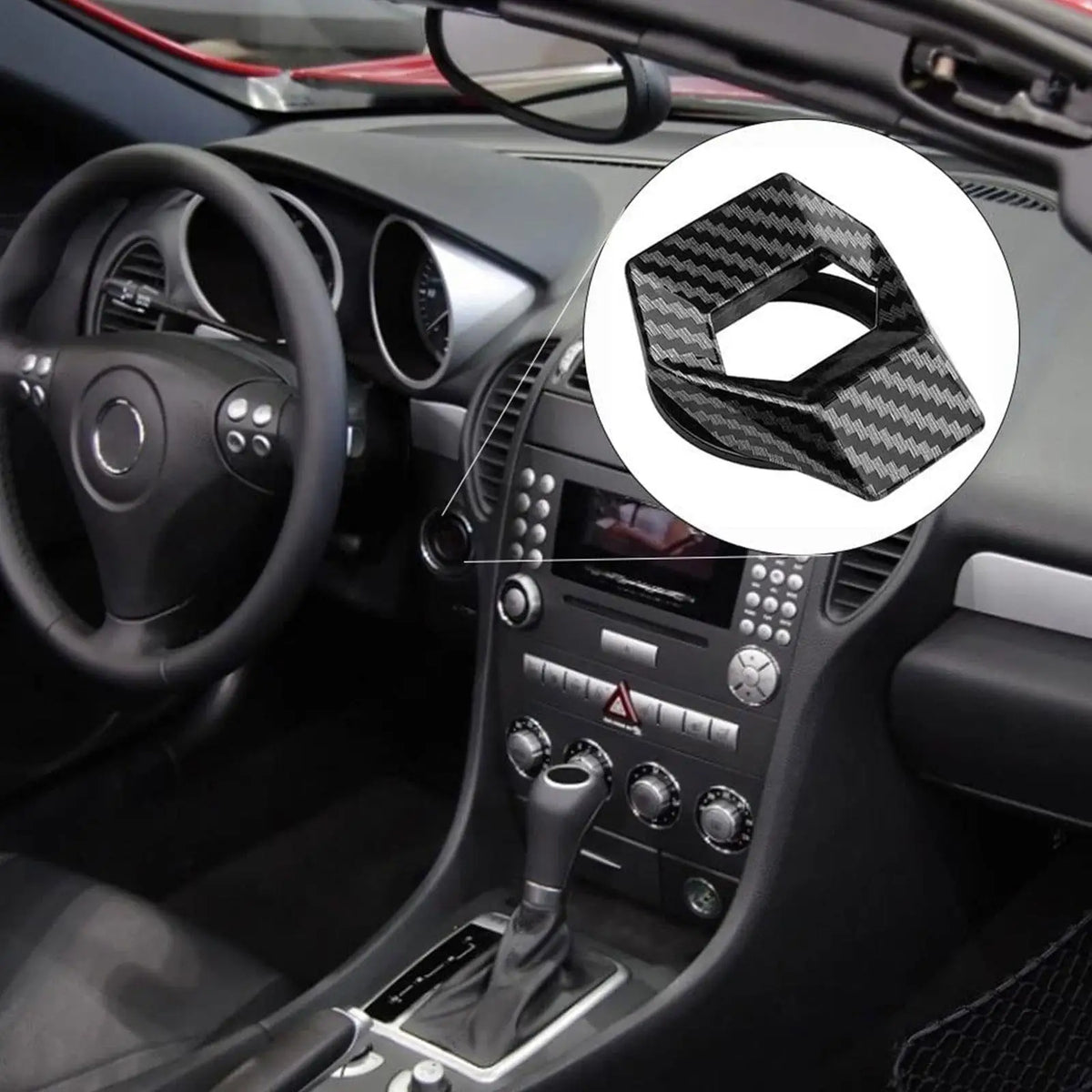 Engine Start Button Cover – Anti-Scratch Decorative Trim