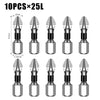 Magnetic Cross Head Screwdriver Bit Set (S2 Steel, Anti-Slip)