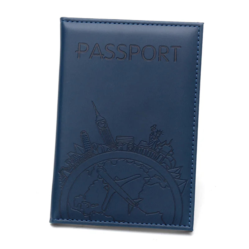 Porte-passeport en cuir élégant