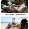 Adjustable Tablet Pillow Stand with Snack Bowl & Foldable Arm
