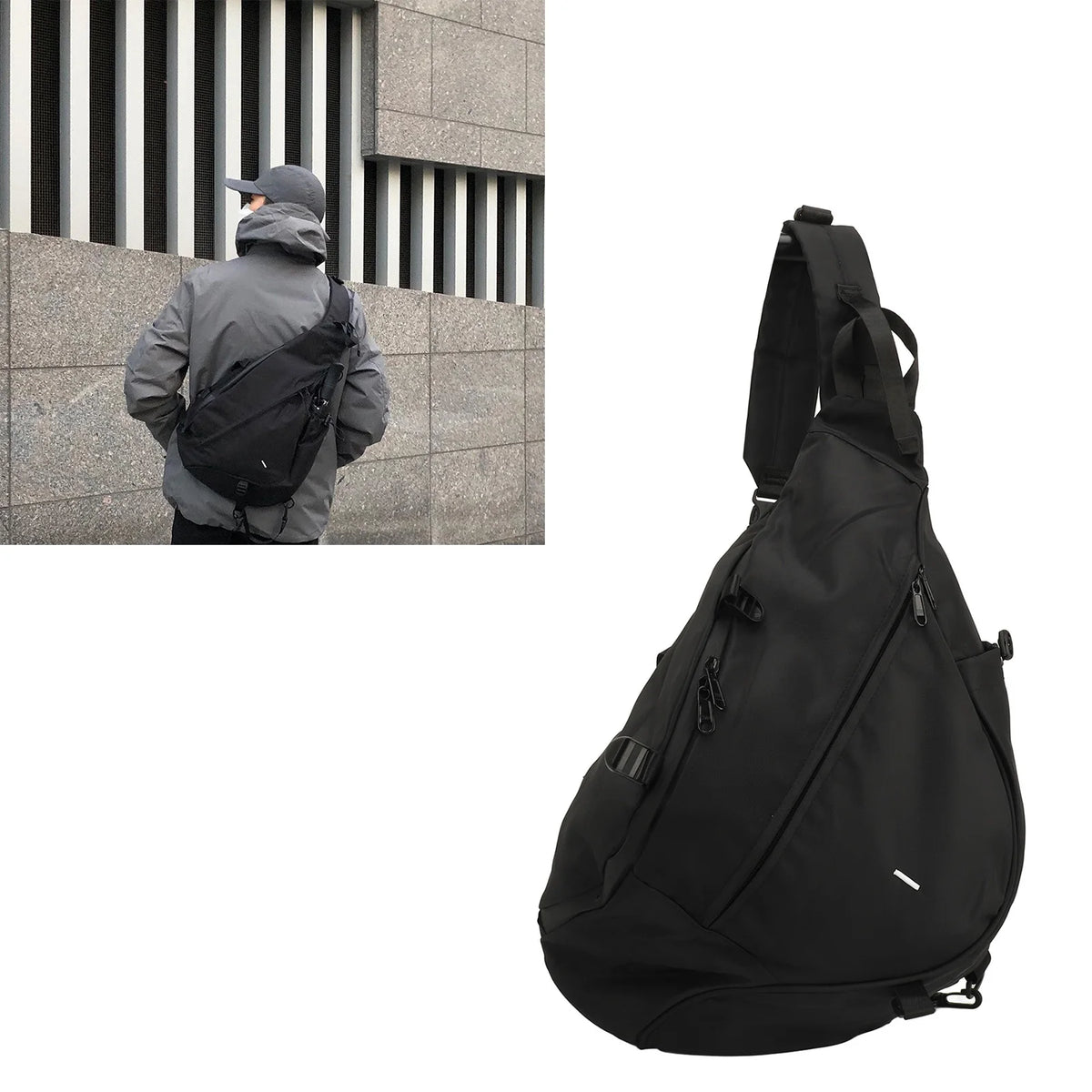 Waterproof Oxford Sling Bag for Travel and Outdoor Use