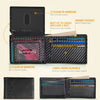 RFID Blocking Ultra-Thin Bifold Wallet with ID Windows