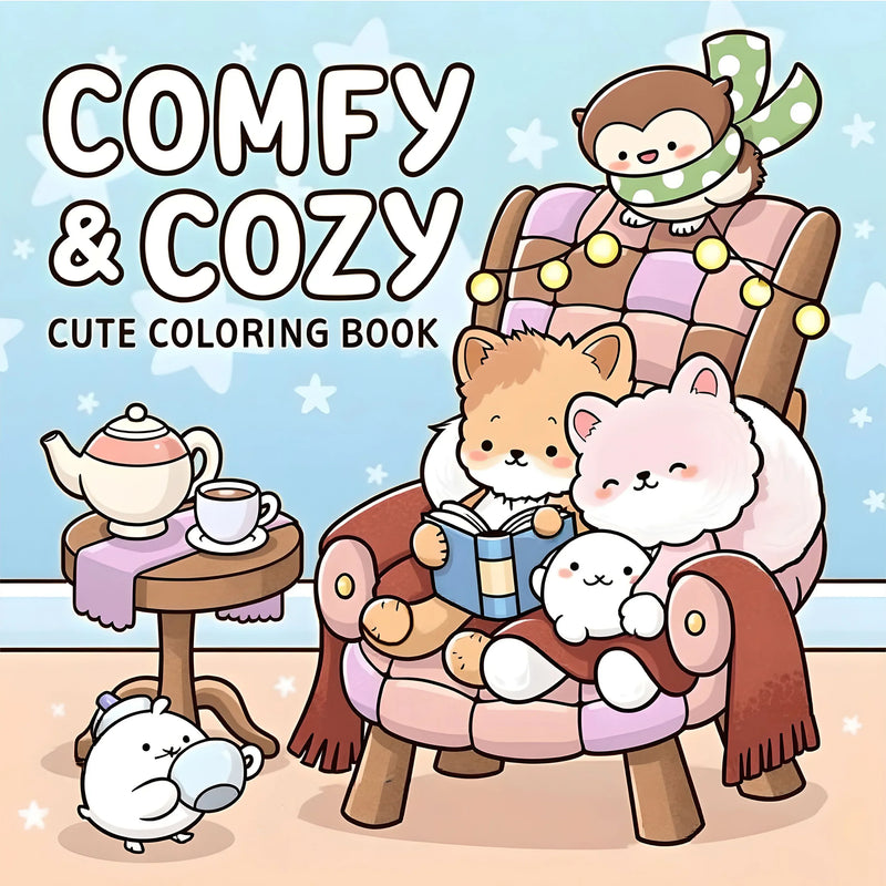 Cat Moments Adult Coloring Book