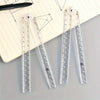 Folding Acrylic Ruler Set with Clear Markings