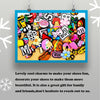 Colorful PVC shoe charms decorating sandals and beach bags